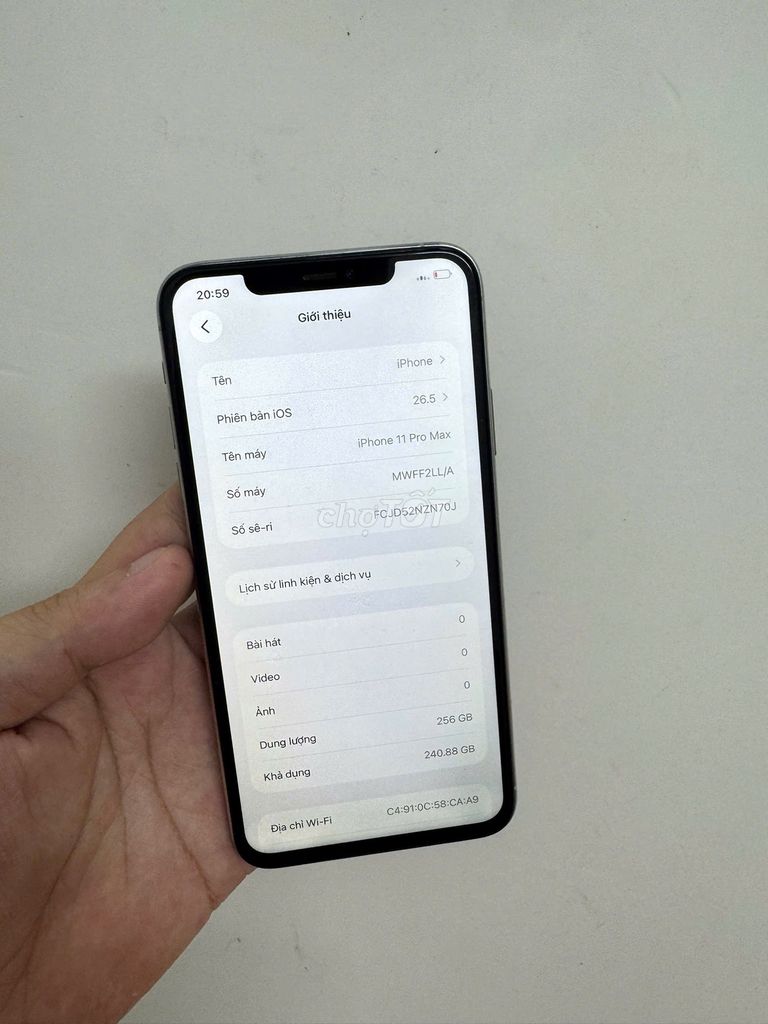 iPhone 11 Pro Max 256GB full chức năng. Mua bán Điện thoại tại Quận Bắc Từ Liêm Hà Nội được đăng bởi Cửa hàng Bính Táo hình 1