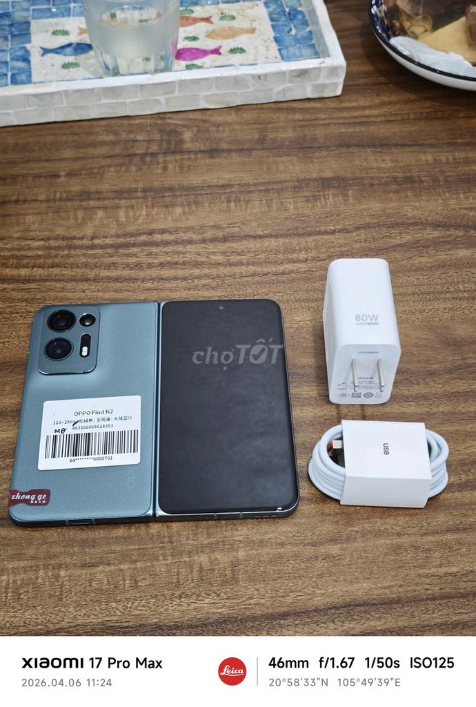 Oppo Find N2 12/256 Xanh sạc 80w vooc có ship COD. Mua bán Điện thoại tại Quận Hoàng Mai Hà Nội được đăng bởi Trần Ngọc Hiếu hình 1
