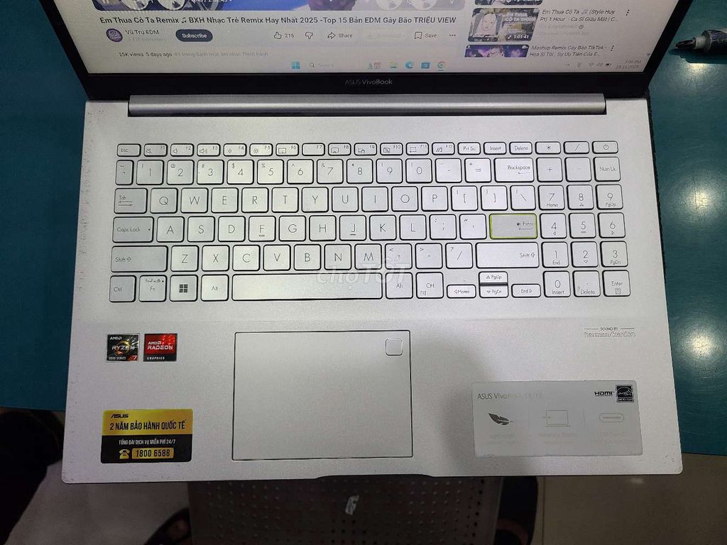 ASUS VIVOBOOK X513UA  AMD R7 5700U,8GB, 512GB, FHD. Mua bán Laptop tại Quận Ngũ Hành Sơn Đà Nẵng được đăng bởi Tuấn Đạt hình 1
