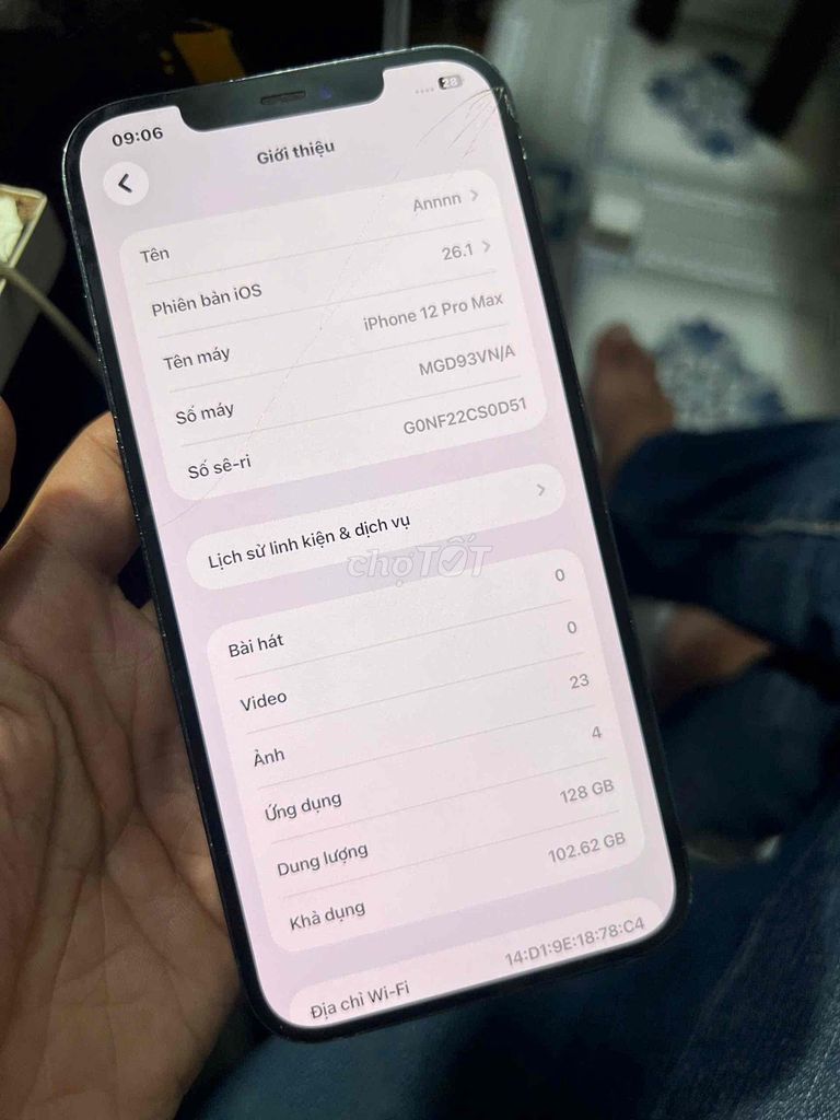 Apple iPhone 12 Pro Max 128GB Xanh. Mua bán Điện thoại tại Huyện Hóc Môn Tp Hồ Chí Minh được đăng bởi Dung hình 1