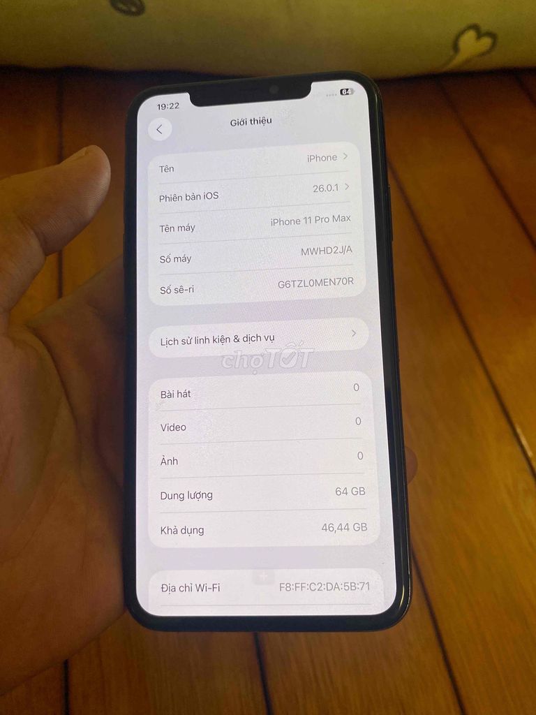 Apple iPhone 11 Pro Max. Mua bán Điện thoại tại Quận Long Biên Hà Nội được đăng bởi Minh Đức hình 1