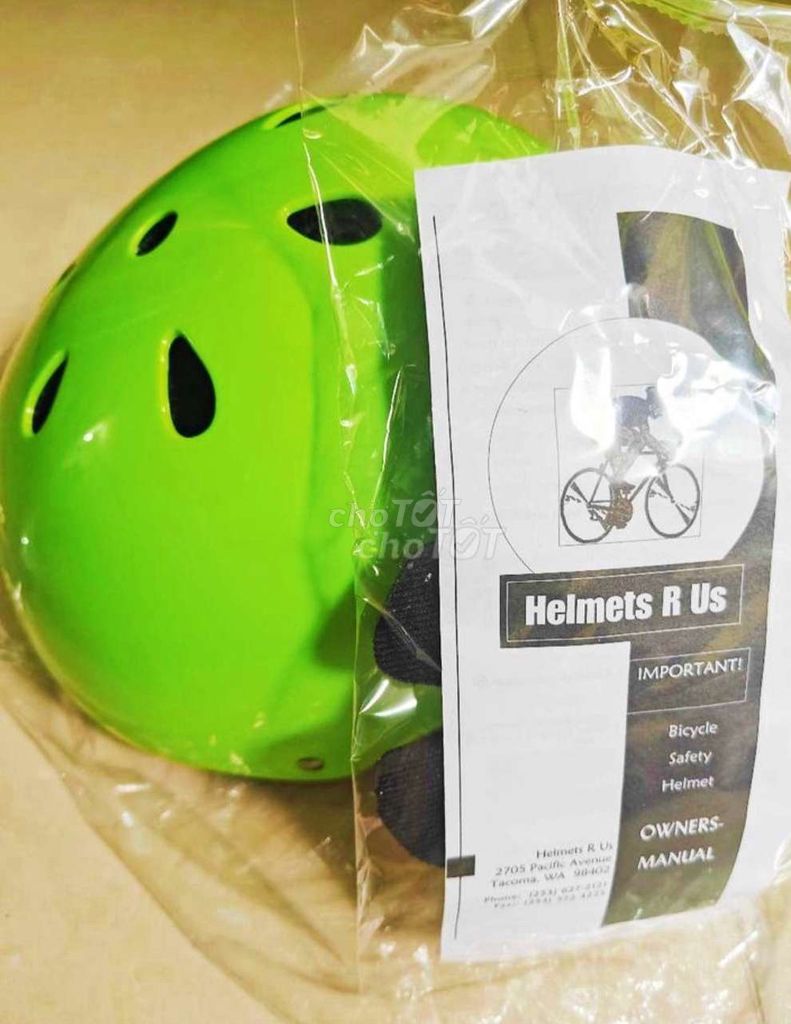 Nón bảo hiểm xe máy và xe đạp hàng Mỹ mang về