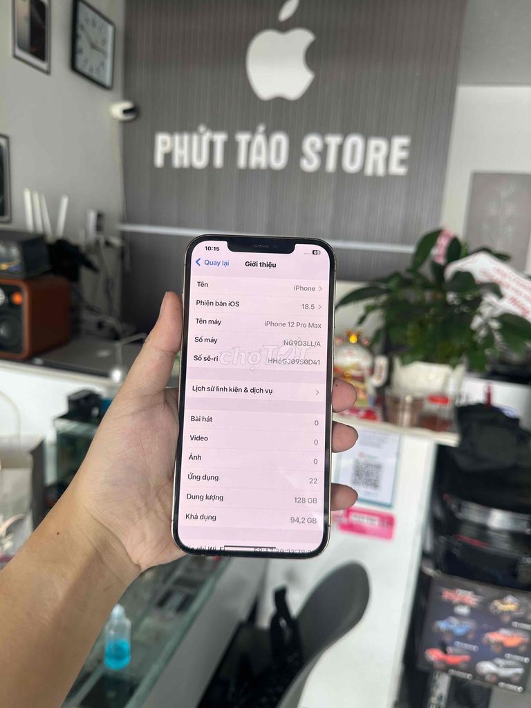 Apple iPhone 12 Pro Max 128GB Vàng Gold icl ẩn. Mua bán Điện thoại tại Quận 12 Tp Hồ Chí Minh được đăng bởi HP hình 1