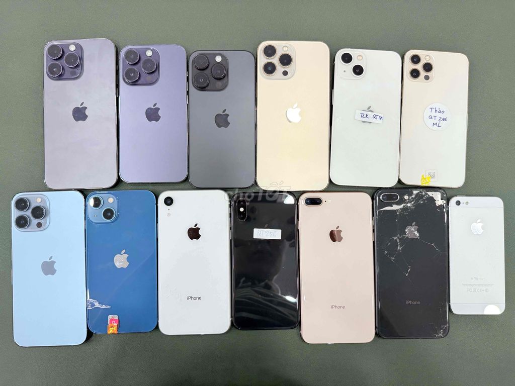 iphone 5-14prm hàng thu lại khách máy zin giá rẻ