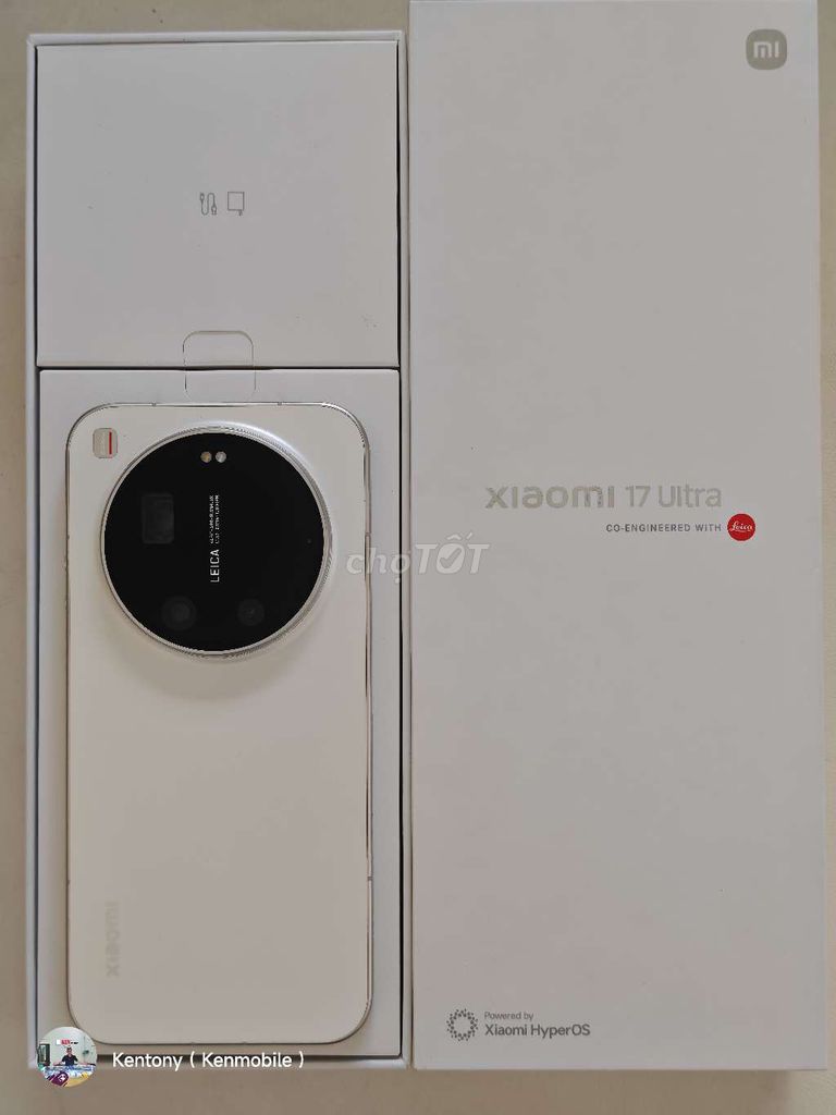 Xiaomi 17 Ultra 5G Trắng 12GB/512GB. Rom QT. . Mua bán Điện thoại tại Quận Hải Châu Đà Nẵng được đăng bởi KenTony KenMobile hình 1