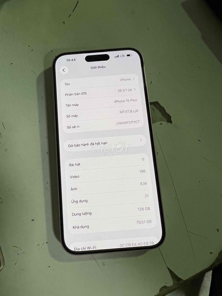 iPhone 15 Plus 128GB Hồng. Mua bán Điện thoại tại Thị xã Bến Cát Bình Dương được đăng bởi Minh Nguyễn hình 1