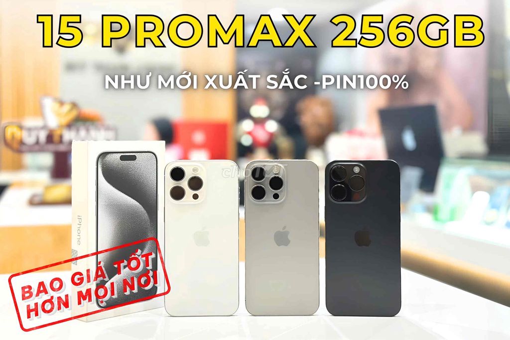 15 PROMAX LL/A - FULLBOX ZIN ALL - Đẹp Như MỚI