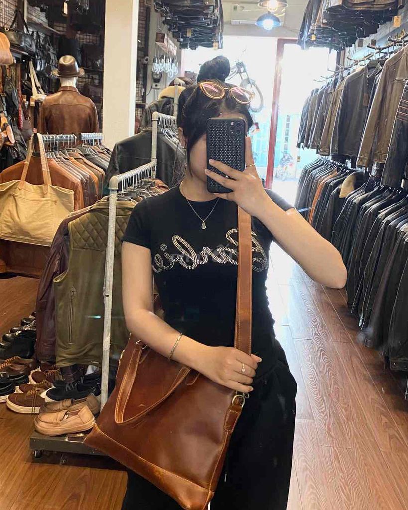 Túi xách văn phòng da bò thật Bin Store.68. Mua bán Túi xách tại Huyện Kiến Thuỵ Hải Phòng được đăng bởi  Nguyễn Minh Châu hình 1