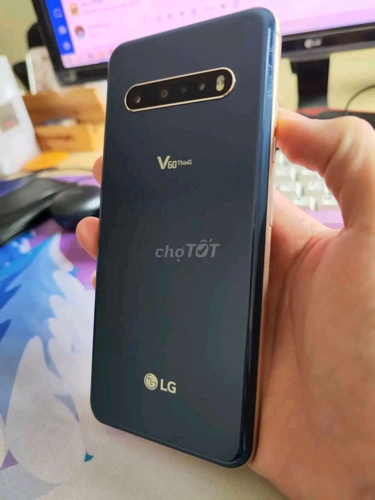 Lên sàn điện thoại LG V60 mỹ Tmobile xanh dương