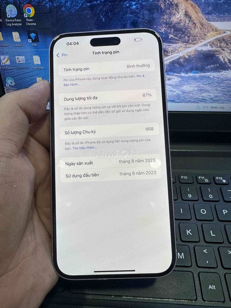 Apple iPhone 15 Plus 256GB Hồng. Mua bán Điện thoại tại Quận 6 Tp Hồ Chí Minh được đăng bởi QUỐC THIÊN BÁN GÓP 0 ĐỒNG  hình 1