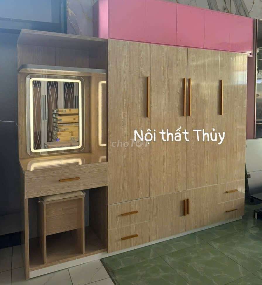 Tủ quần áo liền bàn trang điểm nhựa . Mua bán Tủ, kệ gia đình tại Quận Gò Vấp Tp Hồ Chí Minh được đăng bởi Phương thủy hình 1