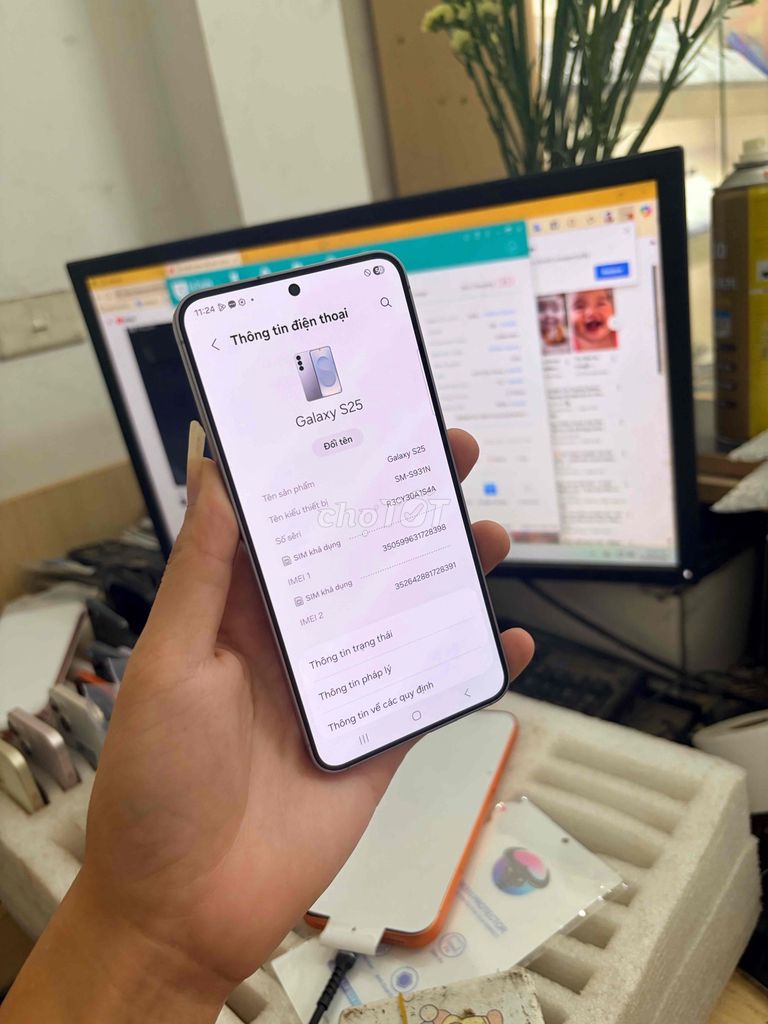Samsung S25 256GB Xám Hàn Quốc. Mua bán Điện thoại tại Quận Hà Đông Hà Nội được đăng bởi Hai hình 1