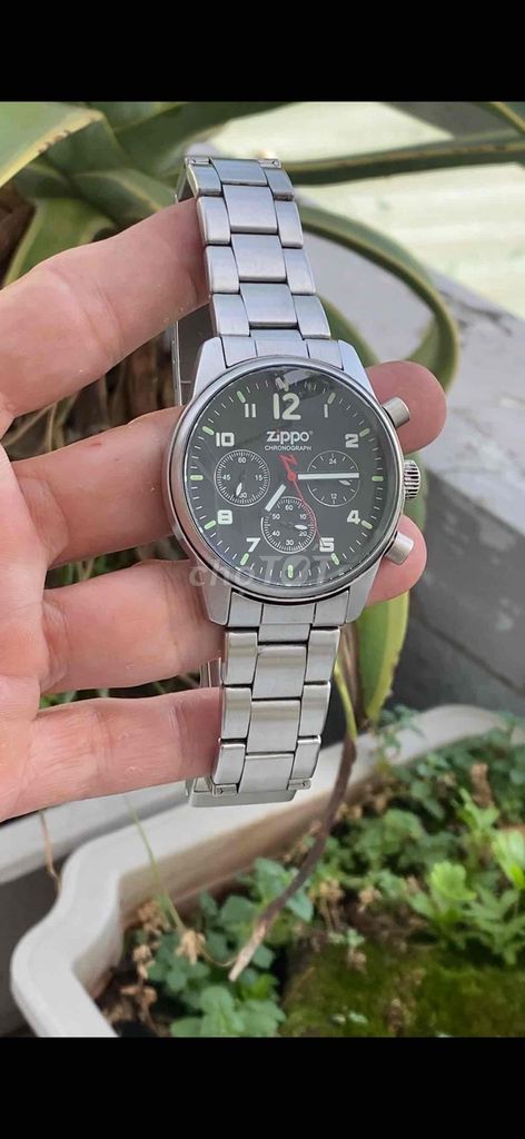 Đồng hồ Zippo Chronograph Nam Thép Bạc. Mua bán Đồng hồ tại Thành phố Nha Trang Khánh Hòa được đăng bởi Sang Nguyen hình 1