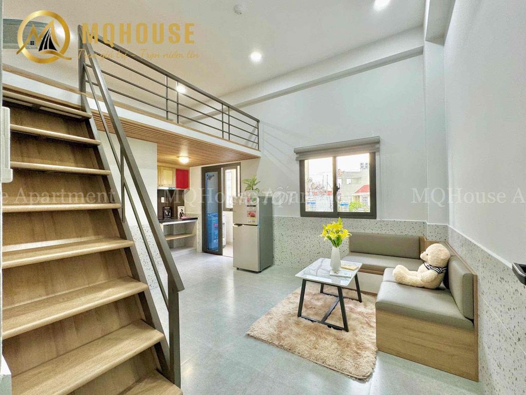 CHO THUÊ CĂN HỘ 40m2 BAN CÔNG SIÊU THOÁNG NGAY VÒNG XOAY DÂN CHỦ
