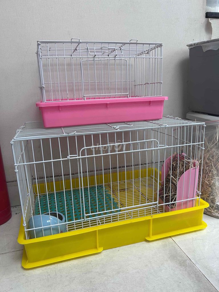 2 lồng và phụ kiện nuôi bọ ú, thỏ. Mua bán Phụ kiện, Thức ăn, Dịch vụ tại Quận Phú Nhuận Tp Hồ Chí Minh được đăng bởi Trương Mẫn Nhi hình 1