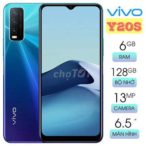 Vivo Y20s 6GB 128GB Xanh. Mua bán Điện thoại tại Huyện Ninh Hải Ninh Thuận được đăng bởi Le Nghia hình 1