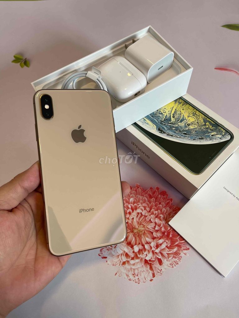 iPhone XSM 256G QTế Zin Mua TGDD Full Áp Pin 93%