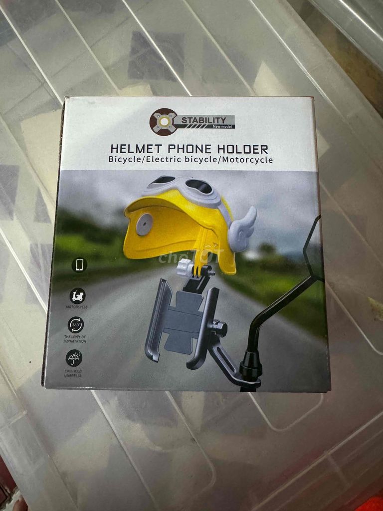 Giá đỡ điện thoại Stability kèm ô che. Mua bán Phụ kiện (Màn hình, Chuột...) tại Quận 5 Tp Hồ Chí Minh được đăng bởi Yến Nhi  hình 1