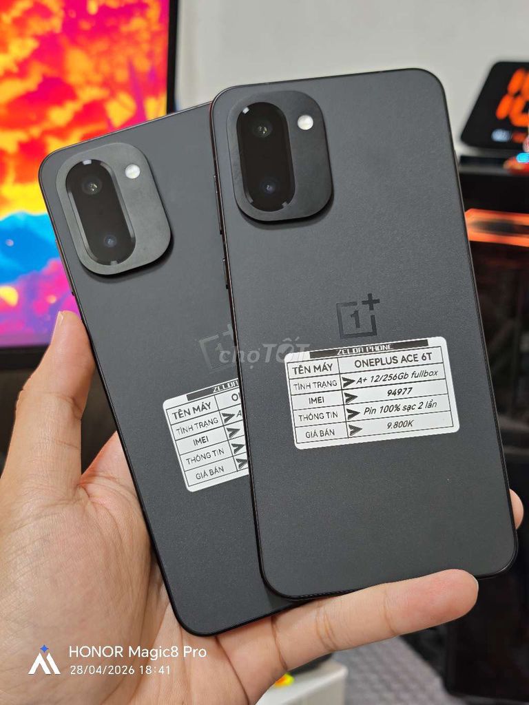 OnePlus Ace 6T 12GB/256GB Đen Fullbox. Mua bán Điện thoại tại Quận Ninh Kiều Cần Thơ được đăng bởi Zelda Phone hình 1