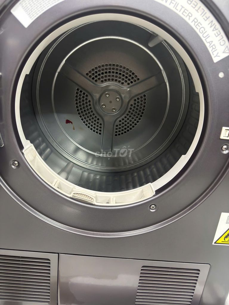 Máy sấy quần áo Aqua AQH-V800H 8kg Xám. Mua bán Máy giặt tại Huyện Thanh Oai Hà Nội được đăng bởi Chợ Đồ Cũ Trần Hùng hình 1