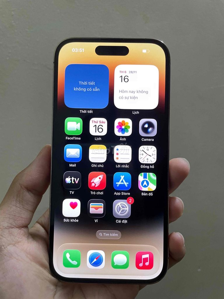 Apple iPhone 14 Pro 128GB Vàng. Mua bán Điện thoại tại Quận Lê Chân Hải Phòng được đăng bởi Cao Mạnh Cường hình 1