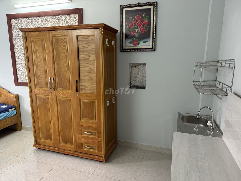 Phòng ngay cầu Băng Ky (Nơ Trang Long), full nội thất, có ban công lớn - ảnh 5