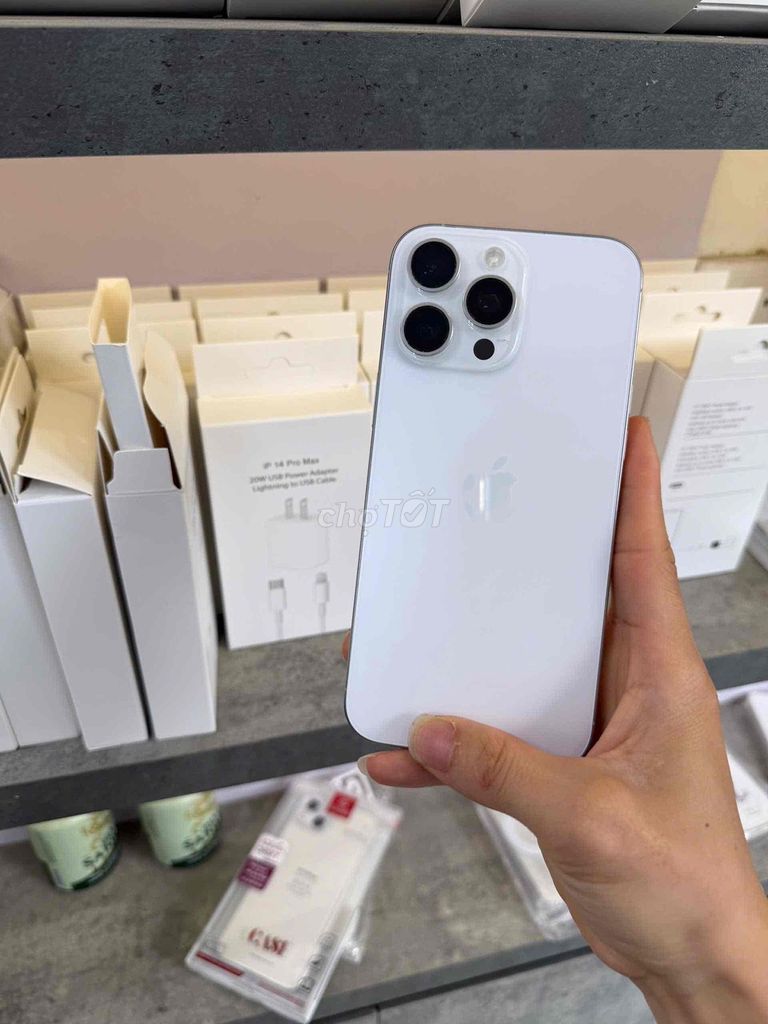 Apple iPhone 16 Pro Max 256GB Trắng 95%. Mua bán Điện thoại tại Quận Bắc Từ Liêm Hà Nội được đăng bởi Táo Sinh Viên  hình 1