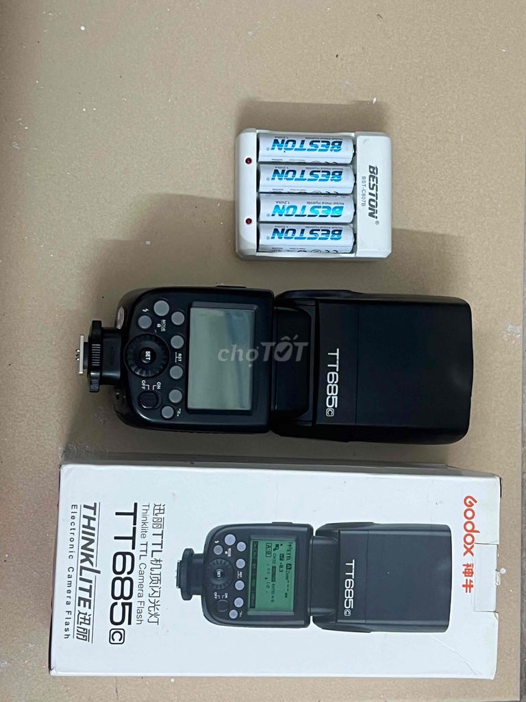 Đèn flash Godox TT685C Đen Đã sử dụng. Mua bán Máy ảnh, Máy quay tại Quận Hai Bà Trưng Hà Nội được đăng bởi Lâm Hoang hình 1