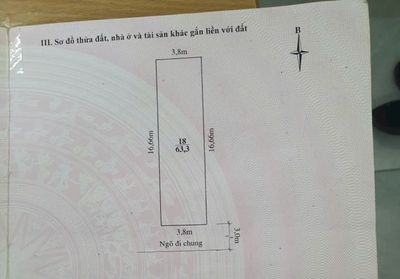 Bán đất 63m2, MT 3.8 chỉ 790tr Phố Hàm Nghi, Đông Hương, TP. Thanh Hóa. Mua bán đất tại Thành phố Thanh Hóa Thanh Hóa được đăng bởi Nguyễn Nhi