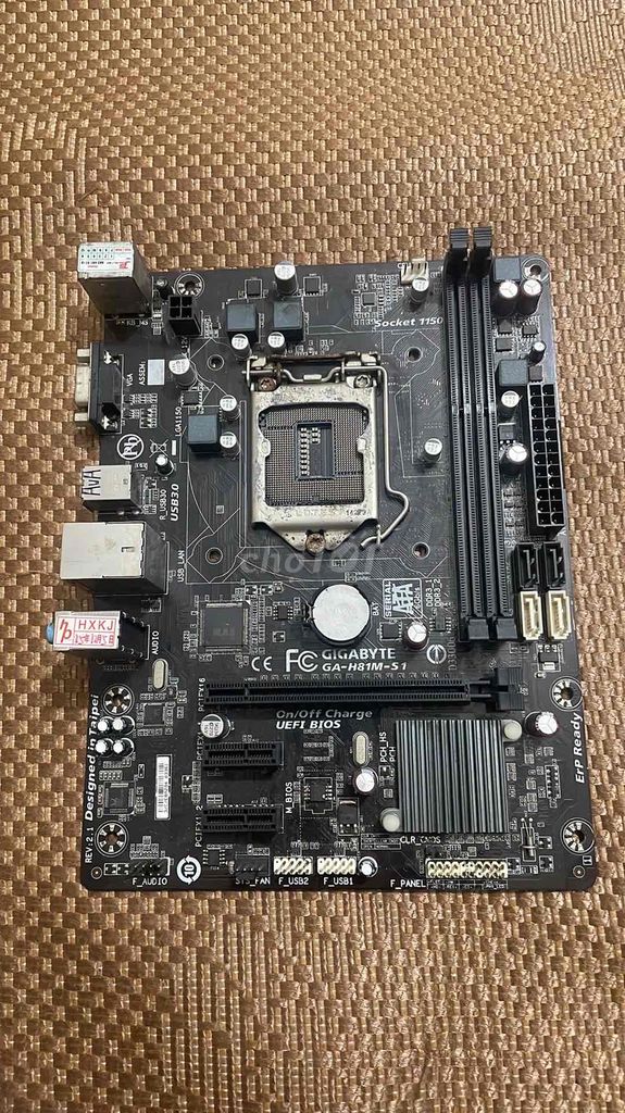 Bo mạch chủ Gigabyte GA-H81M-S1. Mua bán Linh kiện (RAM, Card...) tại Thành phố Vĩnh Yên Vĩnh Phúc được đăng bởi Huy hoang hình 1