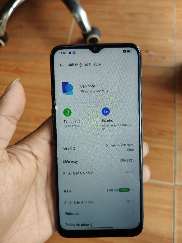 Oppo A55 5G 8GB 256GB Xanh. Mua bán Điện thoại tại Quận Hoàng Mai Hà Nội được đăng bởi Nguyễn Xuân Đại hình 1