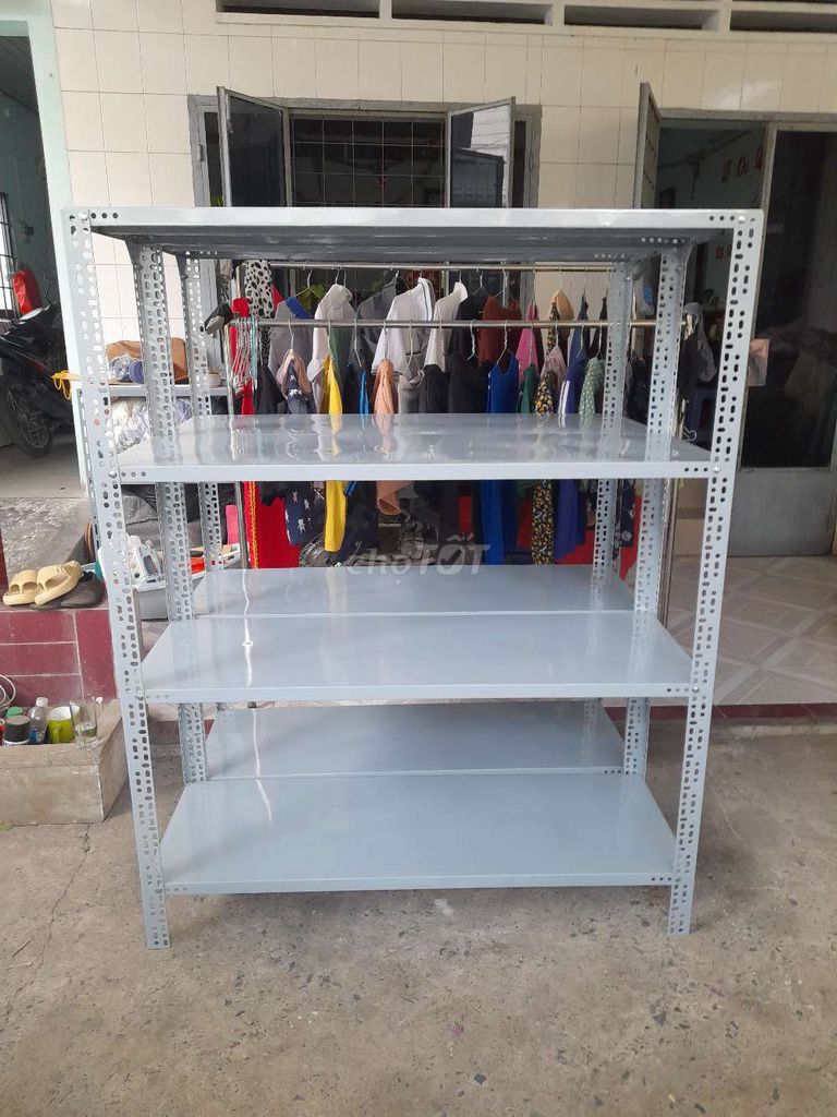 Kệ sắt V lỗ 1m5x1m2x40cm 4 tầng. Mua bán Tủ, kệ gia đình tại Thành phố Thủ Đức Tp Hồ Chí Minh được đăng bởi Thu Hoàng hình 1