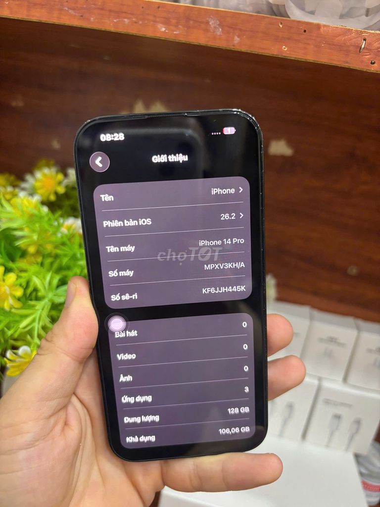 Apple iPhone 14 Pro 128GB Đen Zin. Mua bán Điện thoại tại Quận Bắc Từ Liêm Hà Nội được đăng bởi Cửa hàng Bính Táo hình 1