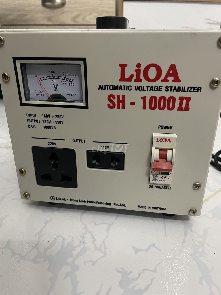 Ổn áp Lioa 1kv 99%