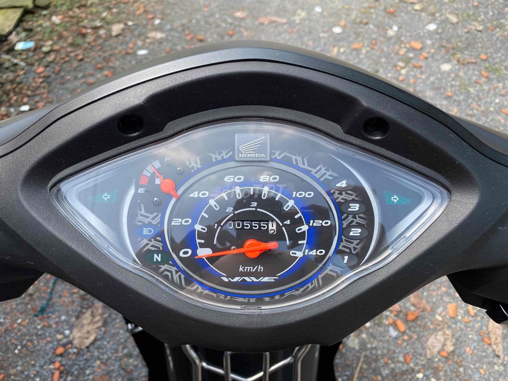 Honda Wave Alpha 110 2026 Матовый черный 555 км