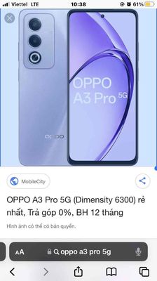 OPPO A3 Pro 5G Tím