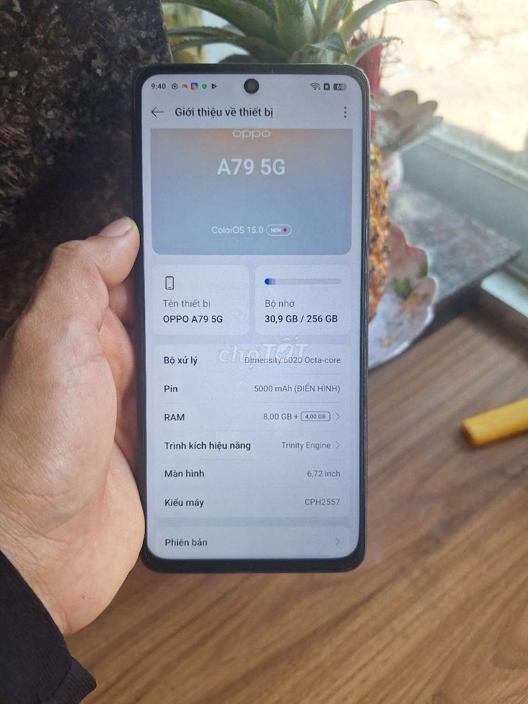 Oppo A79 5G 256GB Đen. Mua bán Điện thoại tại Thành phố Thủ Đức Tp Hồ Chí Minh được đăng bởi NGA TRẦN hình 1
