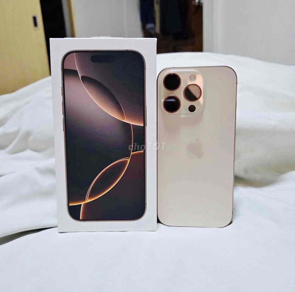 iPhone 16 Pro 128GB Gold FULLBOX NEW BH APPLE 2026. Mua bán Điện thoại tại Quận 10 Tp Hồ Chí Minh được đăng bởi iStockHCM hình 1