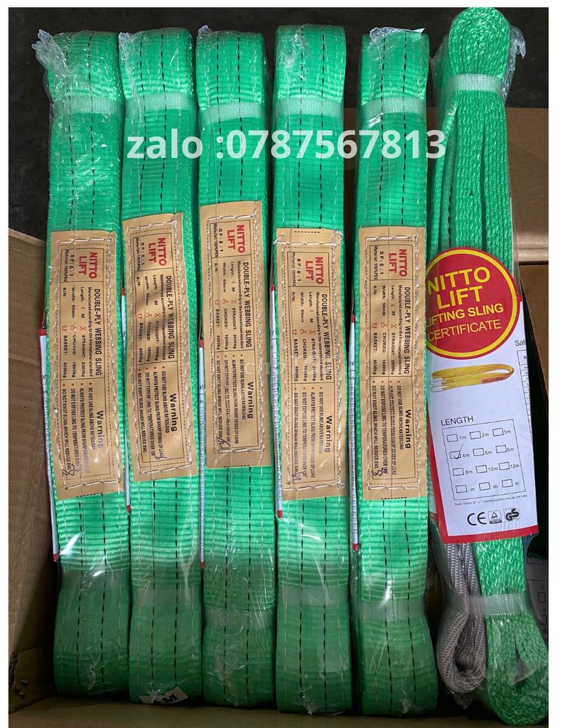 Cáp vải cẩu hàng, dây vải cẩu hàng nặng. Mua bán Đồ chuyên dụng, Giống nuôi trồng tại Huyện Thanh Trì Hà Nội được đăng bởi Nguyeb Le hình 1