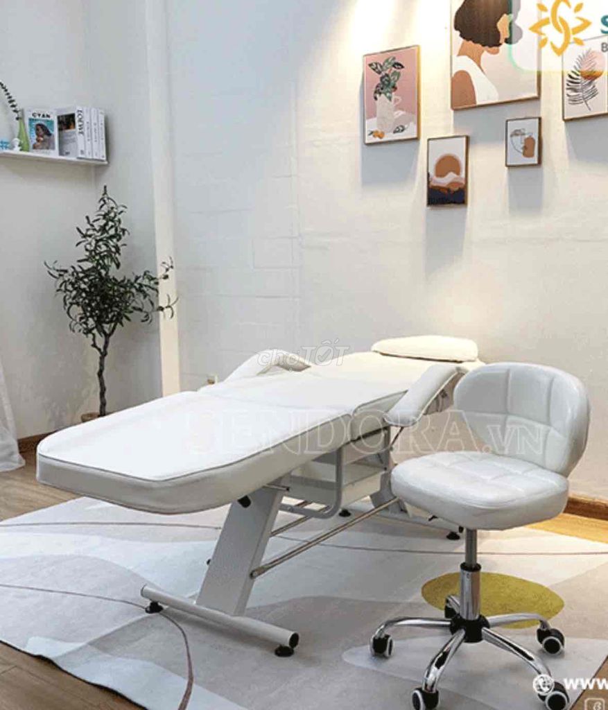 Giường tiêm filler Trắng đã dùng. Mua bán Giường, chăn ga gối nệm tại Quận Gò Vấp Tp Hồ Chí Minh được đăng bởi Huỳnh văn Tâm hình 1