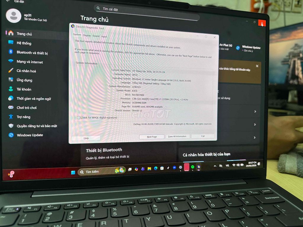 Lenovo Yoga Slim 6 i7 16GB Xám. Mua bán Laptop tại Quận Gò Vấp Tp Hồ Chí Minh được đăng bởi Quốc Huy hình 1