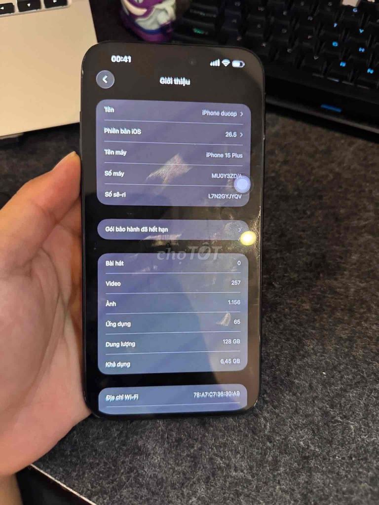 iPhone 15 Plus 128GB zin áp, có khay sim. Mua bán Điện thoại tại Quận Nam Từ Liêm Hà Nội được đăng bởi Thanh Dương hình 1