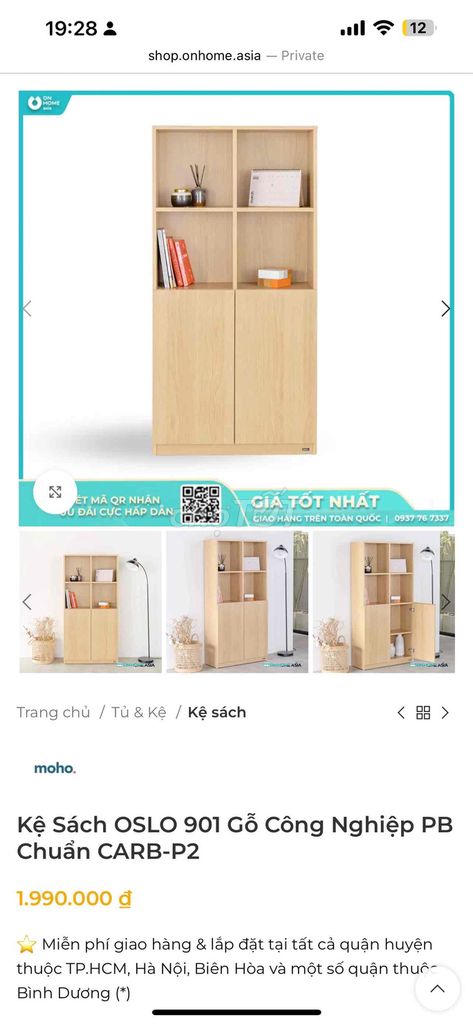 Kệ sách MOHO OSLO 901. Mua bán Tủ, kệ gia đình tại Quận Bình Tân Tp Hồ Chí Minh được đăng bởi Toan hình 1