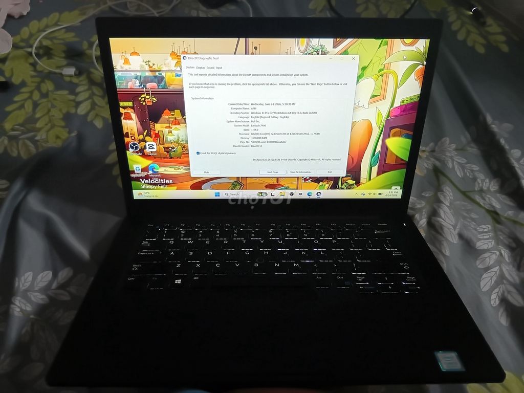 Dell Latitude 7490 i5-8350U 16GB Đen. Mua bán Laptop tại Quận Gò Vấp Tp Hồ Chí Minh được đăng bởi Nguyễn Quốc Anh hình 1