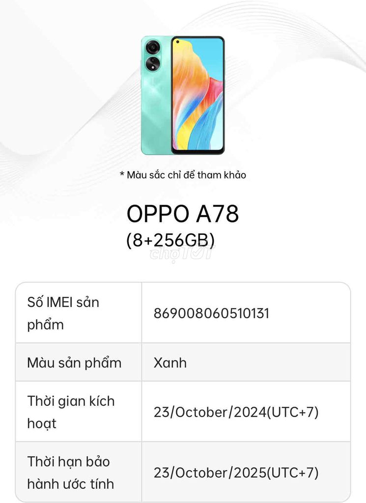 Oppo A78 đẹp