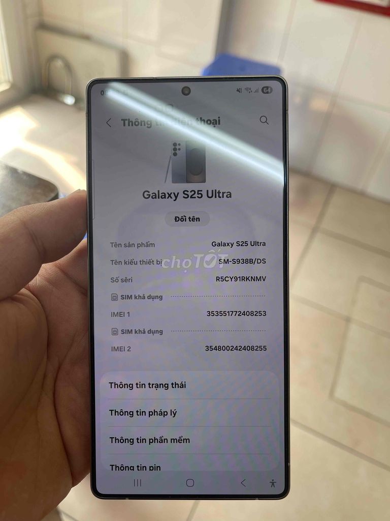 Samsung Galaxy S25 Ultra 256GB Xám. Mua bán Điện thoại tại Quận Cầu Giấy Hà Nội được đăng bởi nguyen van ha hình 1