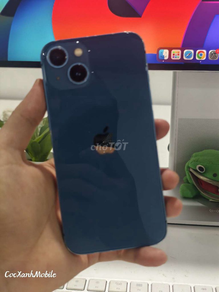 iPhone 13 128GB Xanh Lock Pin new, zin full cn. Mua bán Điện thoại tại Quận Liên Chiểu Đà Nẵng được đăng bởi Minh Hiệp CócXanhMobile hình 1
