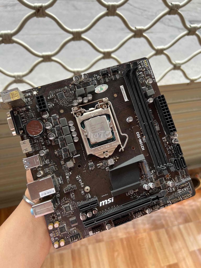 Bo mạch chủ MSI H310 G5400. Mua bán Linh kiện (RAM, Card...) tại Quận 12 Tp Hồ Chí Minh được đăng bởi Lê Nhật Tân  hình 1