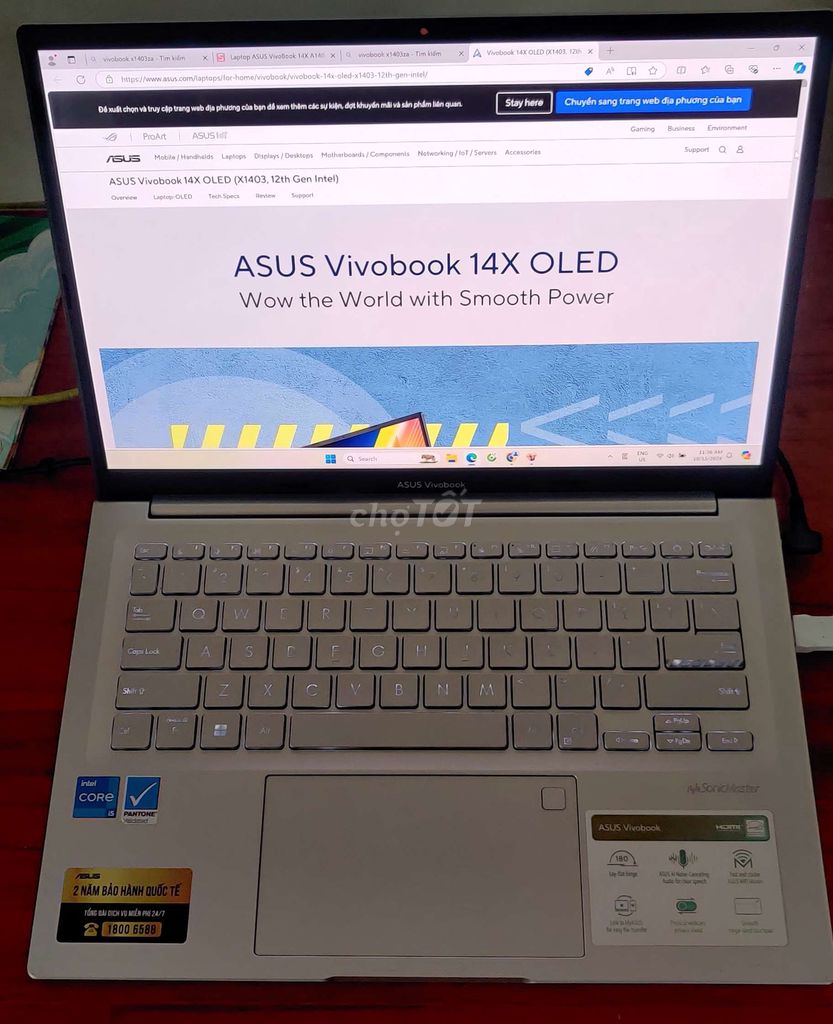 Máy Asus vivobook 14X OLED i5 12500H