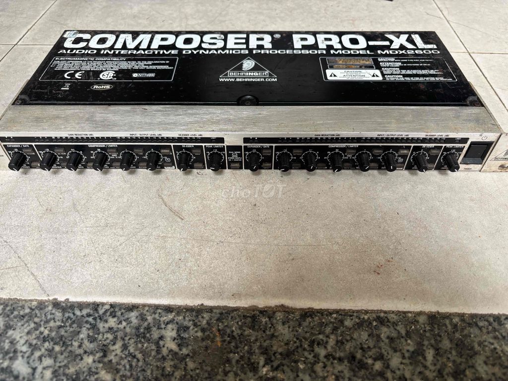 Bộ xử lý âm thanh Behringer Composer Pro-XL Đen. Mua bán Tivi, Âm thanh tại Quận Ngũ Hành Sơn Đà Nẵng được đăng bởi Trà thanh Trí hình 1